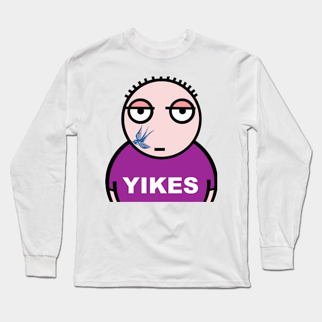 Yikes Long Sleeve T-Shirt by Cheeky Greetings